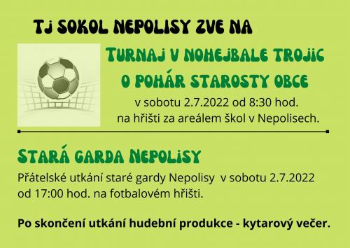 Turnaj v nohejbala, zápas staré gardy