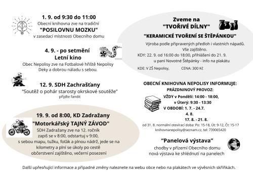 Informační leták, 2.&nbsp;strana