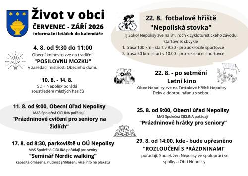 Informační leták, 1.&nbsp;strana
