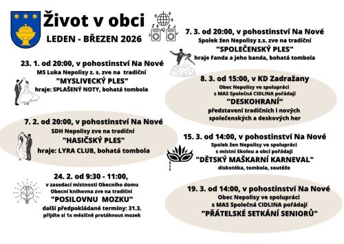 Infoleták leden - březen, 1.&nbsp;strana