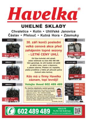 letní ceny uhlí